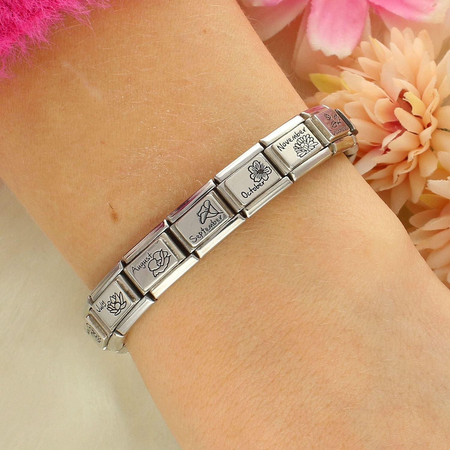 Nomination Link 925 Silver 'Czerwiec Róża' 330112 18 ✓oryginalna biżuteria Nomination ✓ prezent dla przyjaciółki✓ prezent na urodziny✓ prezent dla przyjaciółki✓ Biżuteria Nomination ✓Wymarzony prezent.jpg